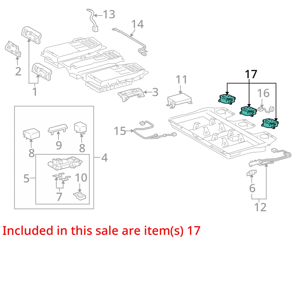 Lexus RX400h 2007 calefacción aire acondicionado motor fabricante de equipos originales 144 k millas - LKQ413763775 Foto 4 de 4