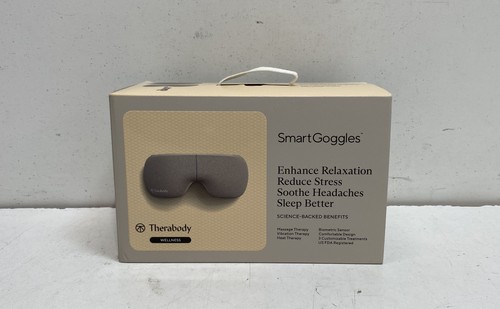 Therabody SmartGoggles Smart Wearable Massage Heat Vibration Tested Sold As-Is