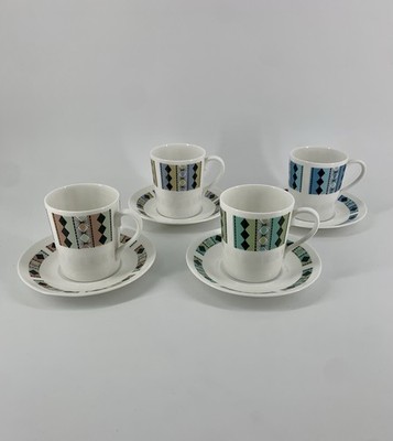 Ridgeway Potteries Masquerade Vintage Royal Adderley Fine Bone China Retro 50 s