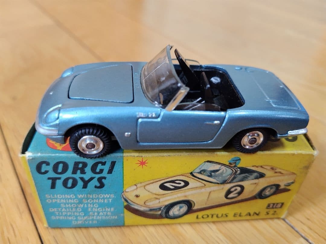 Corgi Toys 318 Lotus Elan S2 Collectible Model Made in England 1