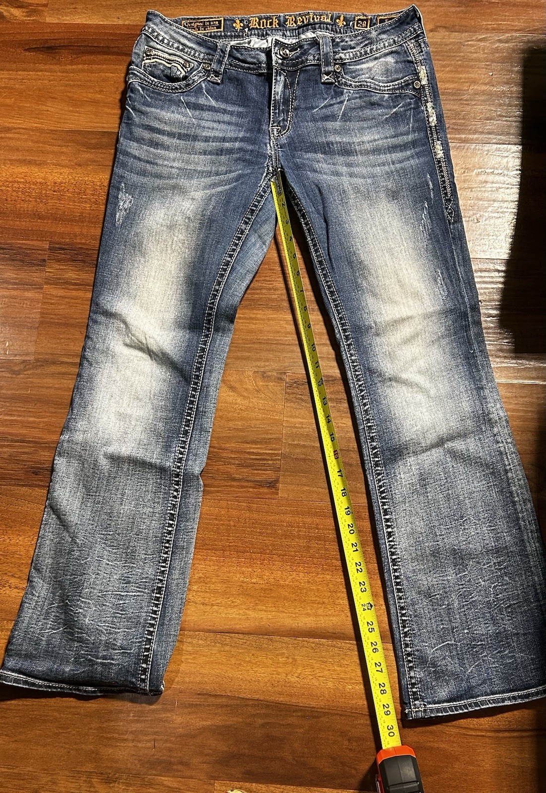 Rock Revival Women’s Posey Size 29 (Has Repair) Bootcut Jeans