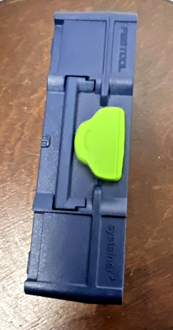 NEW Festool Blue Business Card Case Plastic Micro Systainer Blue & Green Logo