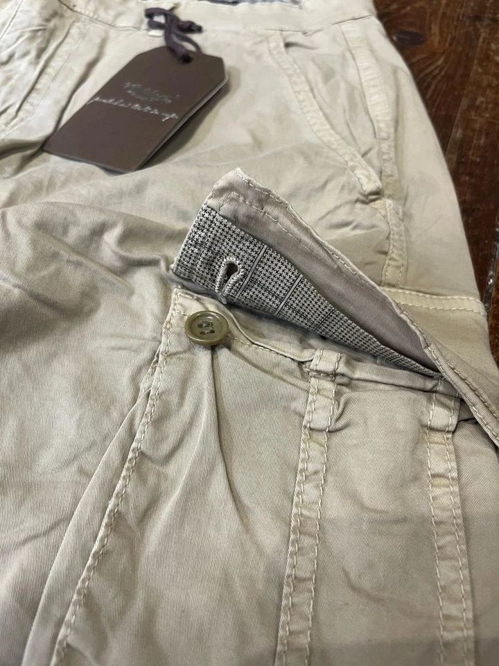 Bermuda Cargo Shorts R66 Combat Sand Beige Cream Sabbia Taglia 52 - Imagen 4 de 4