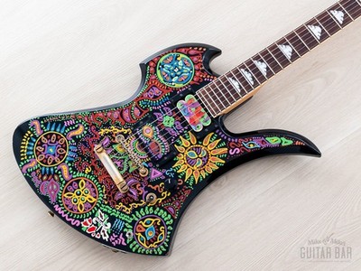 2000s Fernandes Mockingbird Hide Signature MG-120X, Graphic on