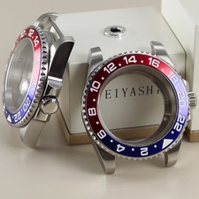 40mm Modify gmt master Mods Watch Case Sapphire crystal For Seiko NH34 35 36 38