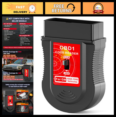 OBD1 Scanner & Code Reader for GM 1982-1995, ECM ABS Diagnostic Tool, Multi-Lang