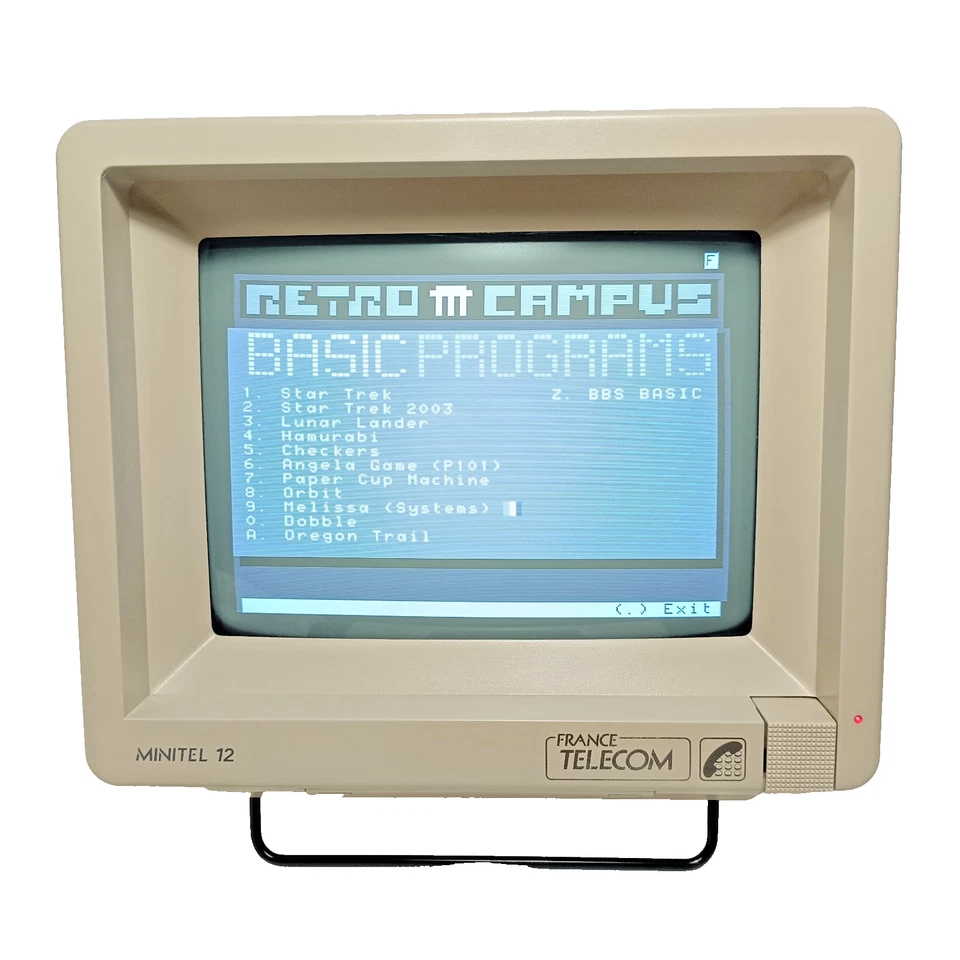 Minitel Alcatel 12 Series Terminal - ÜBERHOLT Videotex BBS 4800 Baud Telefon 1988 - Bild 4 von 4