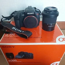 Sony Alpha 300 DSLR Camera Kit with 18-70mm Lens and Accessories