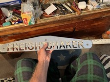 Vtg Freightliner Truck Co Freightshaker 24 Chrome Grille Truck Name Emblem Badg