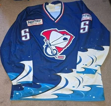 Chris Felix South Carolina Stingrays 1998-99 Game Worn Used Hockey Jersey