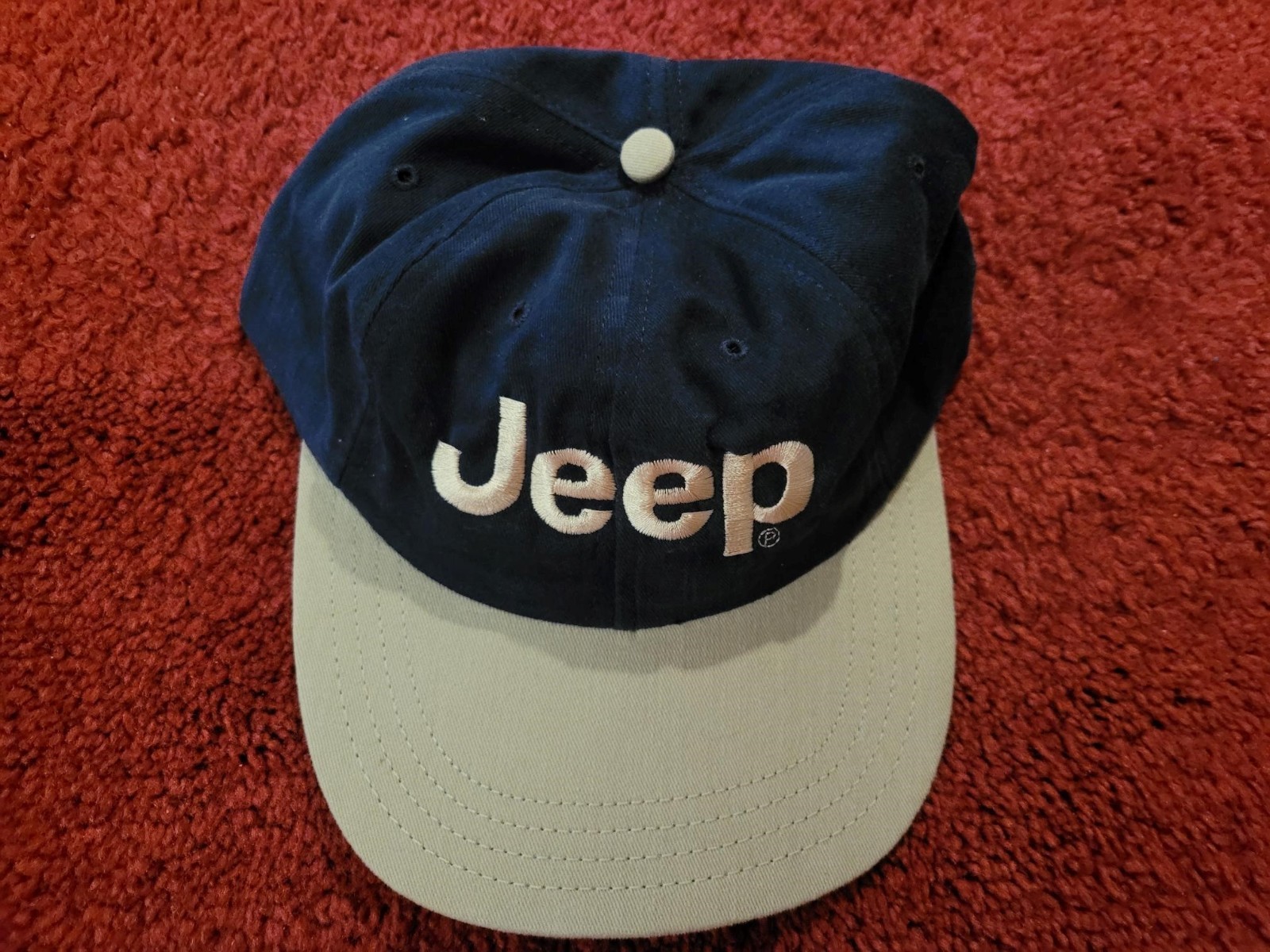 Jeep Hat Navy Blue and Gray