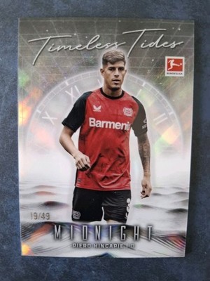 Piero Hincapie /49 Timeless Tides Moon Beam Topps Midnight Bundesliga 2024-25