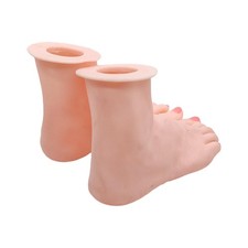 Female Mannequin Feet Display Photography Prop Silicone Foot Model Manicure Tool