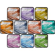 Lisa Horton Crafts Cloud 9 Metallic Ink Pad - available in10 Colours