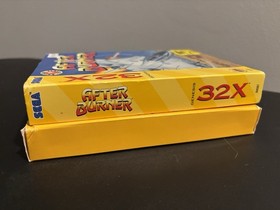 After Burner (Sega 32X, 1994) CIB Complete In Box with Manual Authentic Tested