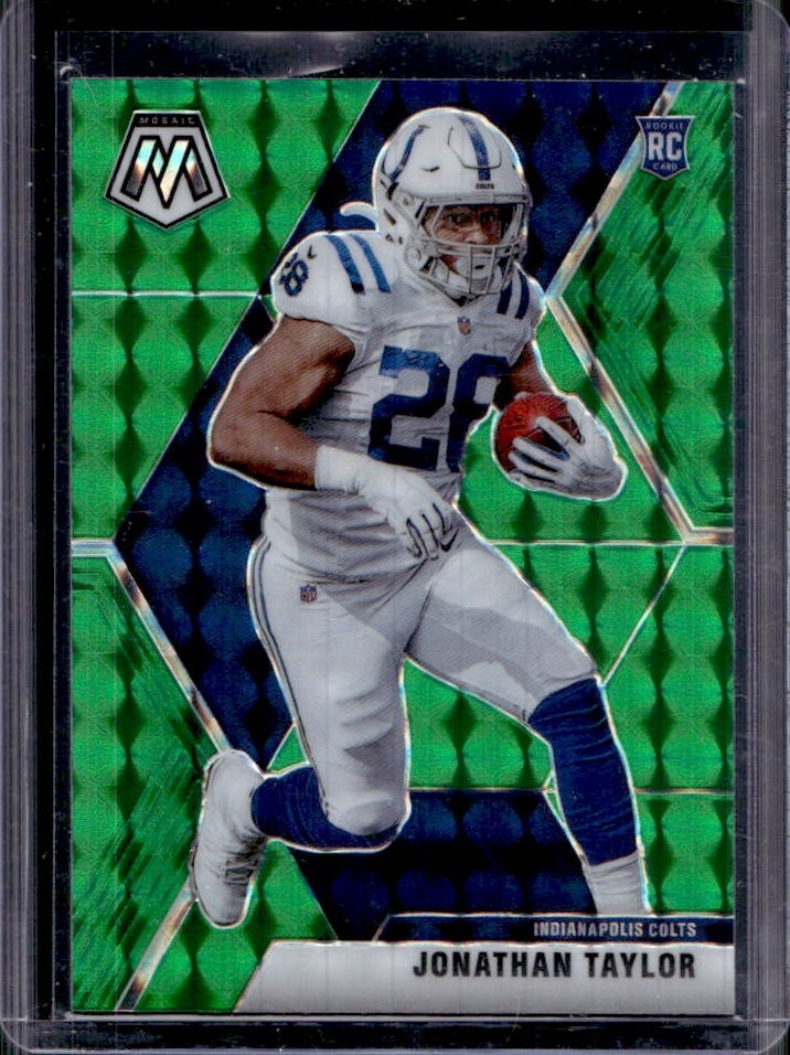 Jonathan Taylor Panini Mosaic #216 Green Mosaic
