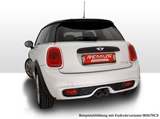 Remus Sportauspuff +opt. Klappensteuerung Mini Cooper S F56 2x102 scharf
