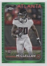 2024 Topps Chrome Rookies Green Sonar Refractor 5/99 Jase McClellan #281 1hj7