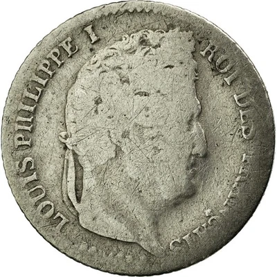 Monnaie, France, Louis-Philippe, 1/4 Franc, 1831, Lille, B, Argent, KM:740.13 - Photo 1/2