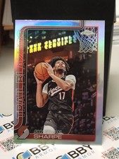 2025 Topps Chrome Basketball Rainbow Refractor Shaedon Sharpe #150