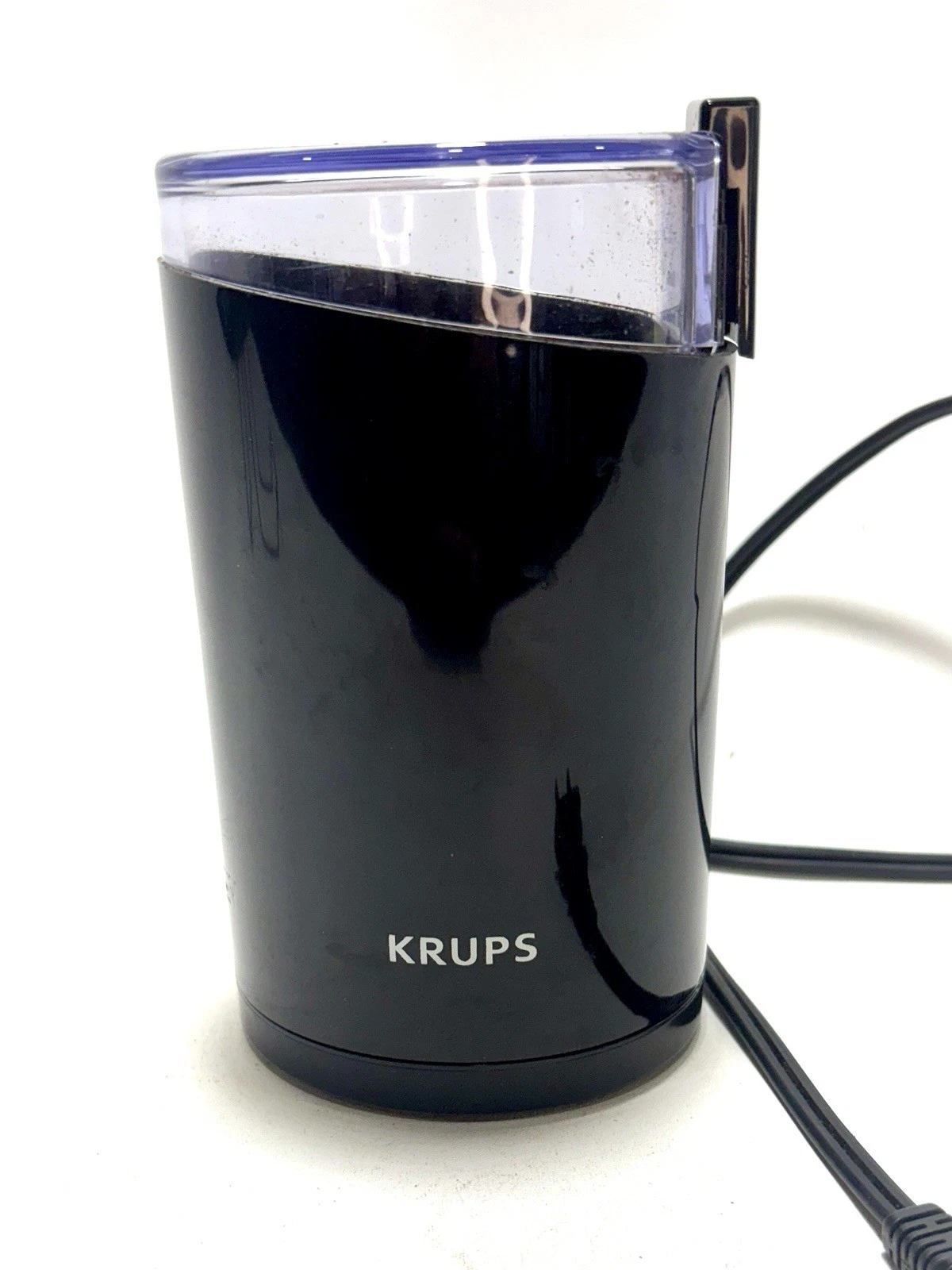 Krups Electric Coffee Spice Grinder Stainless Blade Black Tested Working