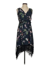 Simply Vera Vera Wang Women Black Cocktail Dress S Petites