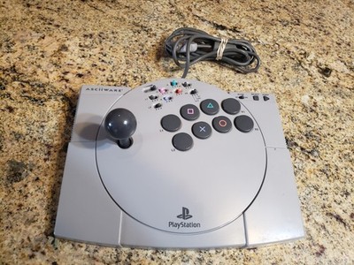 Asciiware Ascii Stick Playstation PS1 Arcade Joystick Controller - Tested