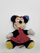 1980 s Disney Minnie Mouse Plush Stuffed Animal Vintage Toy 7.5"