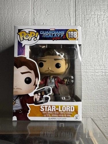 Funko Pop! Star-Lord Guardians of the Galaxy Vol. 2 Vinyl Bobblehead #198