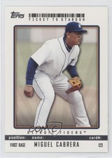 2009 Topps Ticket To Stardom Miguel Cabrera #123 0h6x