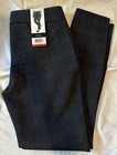 NWT Dalia Pull On Built In Tummy Control Panel Navy Combo Pants, 29" Inseam Sz M — photo 1