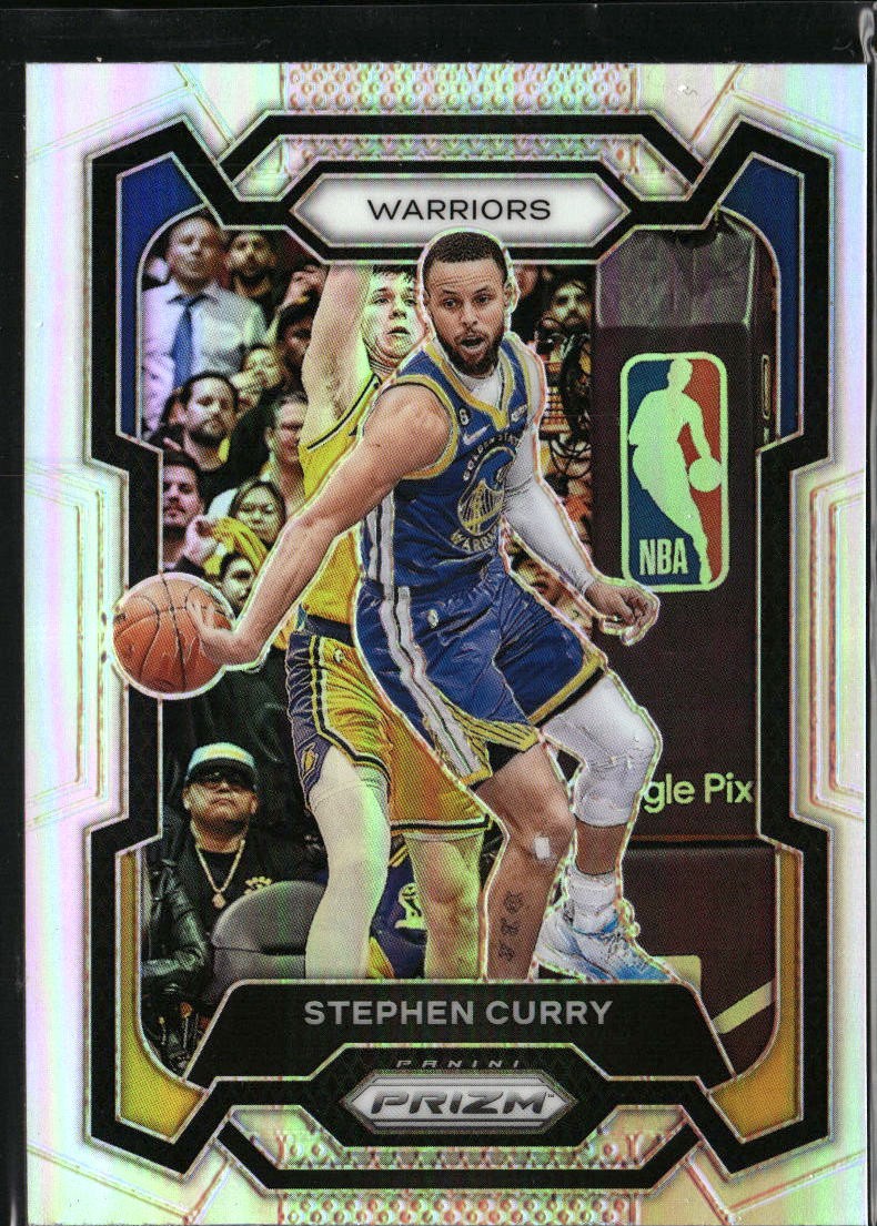 2023-24 Panini Prizm #119 Stephen Curry Prizms Silver