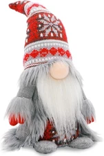 Christmas Gnomes Plush Decorations - Scandinavian Gnome Ornament Set for... 