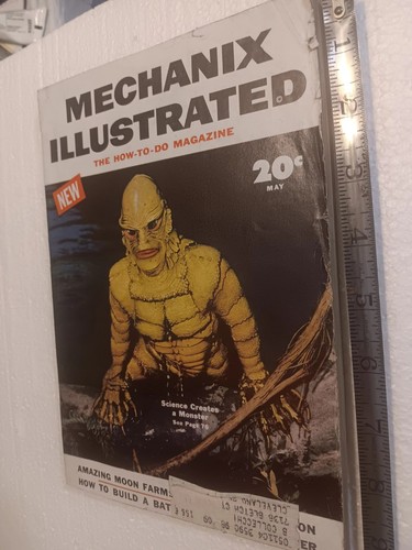 MECHANIX ILLUSTRATED Magazine Vol. 50 (1954) Creature From the Black Lagoon - Picture 5 of 24