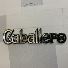 78-87 El Camino Caballero Trim Molding Name Plate Rare 78-87 El Camino Caballero Trim Molding Name Plate Rare