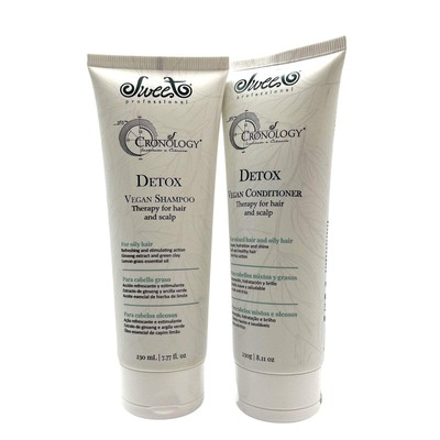 Sweet Hair Professional Detox Vegan Shampoo & Conditioner 7.77 fl.oz Duo - Expir