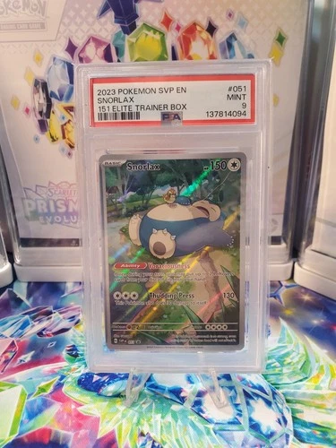PSA 9 - Snorlax #051 - Pokemon SV Black Star Promos