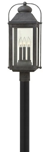 Hinkley Lighting 1851 Anchorage 120v 3 Light 24.25" Tall Heritage - Aged Zinc - Picture 1 of 7