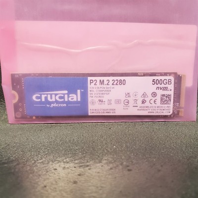 Micron Crucial P2 500GB M.2 NVMe 2280 Internal SSD CT500P2SSD8