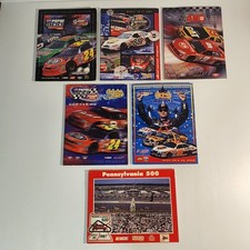 Lot of 6 NASCAR Official Souvenir Programs 1997-2006 Jeff Gordon Dale Jr...