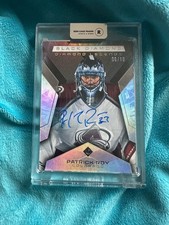 2025-26 Black Diamond Patrick Roy Purple Diamond Relic Auto /10 Diamond Legends