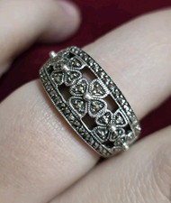 Sterling Silver Marcasite Ring By Braybrook & Britten
