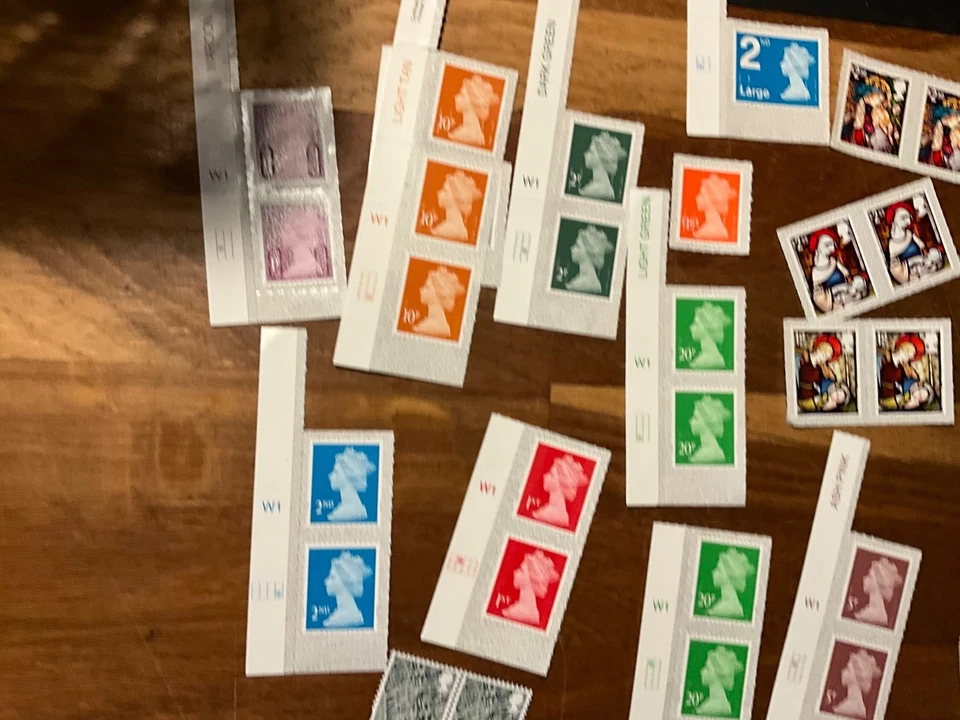 RM 2020 firmado para máquina grande de primera clase ++ MNH. Fv £70+ # Foto 3 de 4