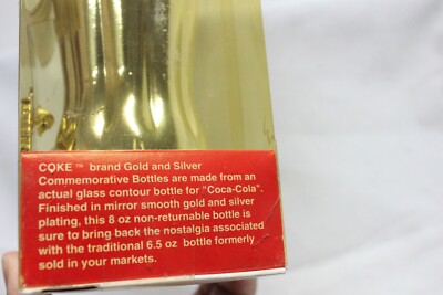 Limited Edition GOLD Coca-Cola Bottle Atlanta 1996 Olympic City