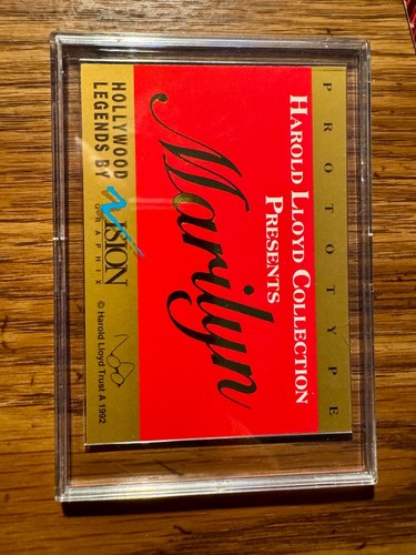 1992 Vision Graphix Hollywood Legends: Holograms Prototype Marilyn Monroe - Picture 2 of 2