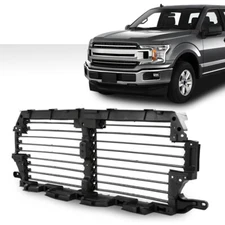 Fit For 18-2020 Ford F-150 Upper Radiator Grille Air Shutter Assembly W/O Motor