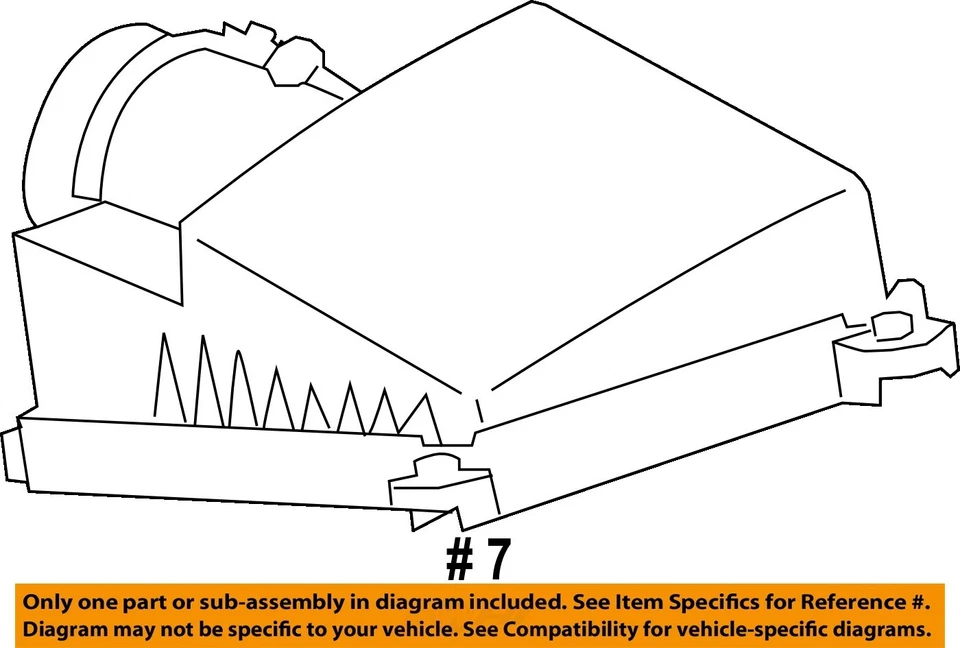 Used Air Cleaner Assembly fits: 2013 Acura Tl 3.7 Grade A — 第 4/4 张图片