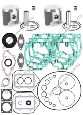 Ski-Doo MXZ 600 HO Dual Ring Pistons Full Gasket Kit Crank Seals 72mm 2003-2008