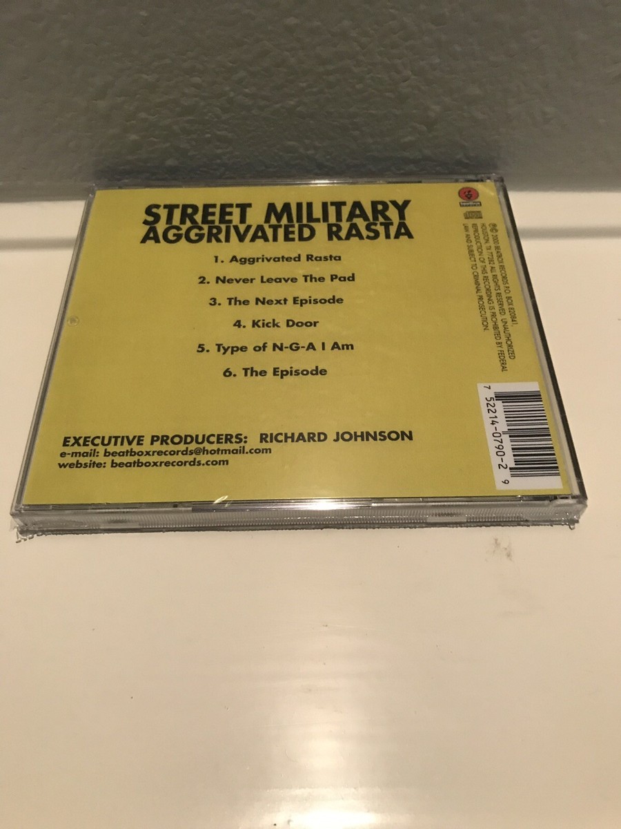 洋楽 STREET MILITARY AGGRIVATED RASTA g rap STREET MILITARY “AGGRAVATED RASTA” | eBay