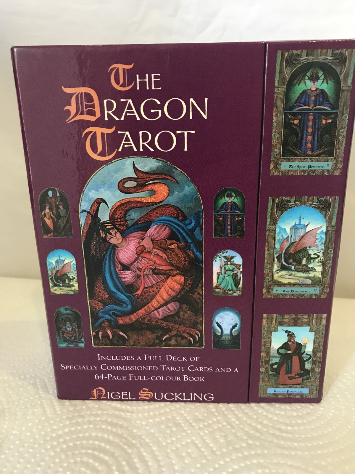 THE DRAGON TAROT BY NIGEL SUCKLING PUBLISHED BY CICO BOOKS HARDCOVER 2005 RARE